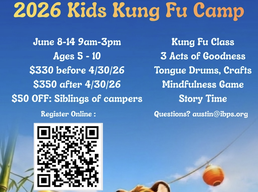 2026 Kids Kung Fu Camp
